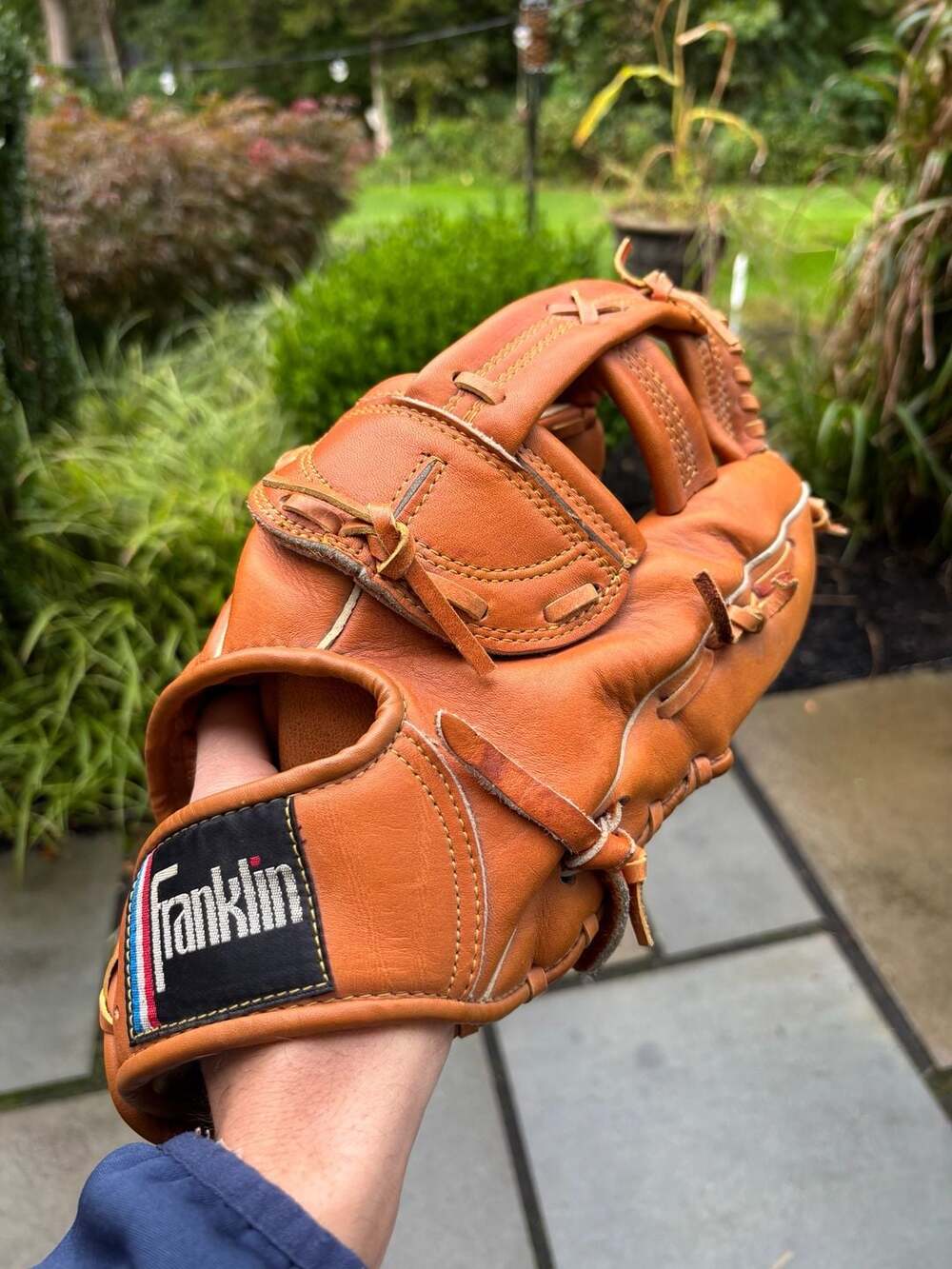 Franklin The Softballer Softball Glove Model 4191 Brown Leather